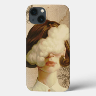 brown filter girt smoke art iPhone 13 case