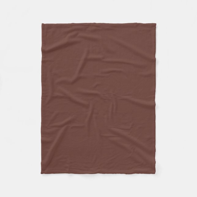 Brown Fleece Blanket (Front)
