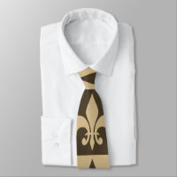 Brown Fleur de lis