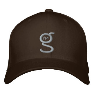 Brown Flex Fit Cap w Khaki I'm G Logo