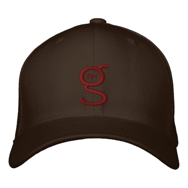 Brown Flex Fit Cap w Lt Coca Embroidered Logo (Front)