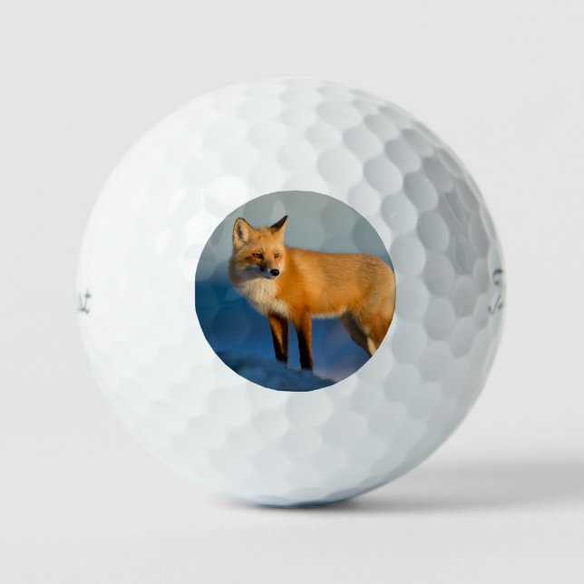 Brown Fox Golf Balls (Front)