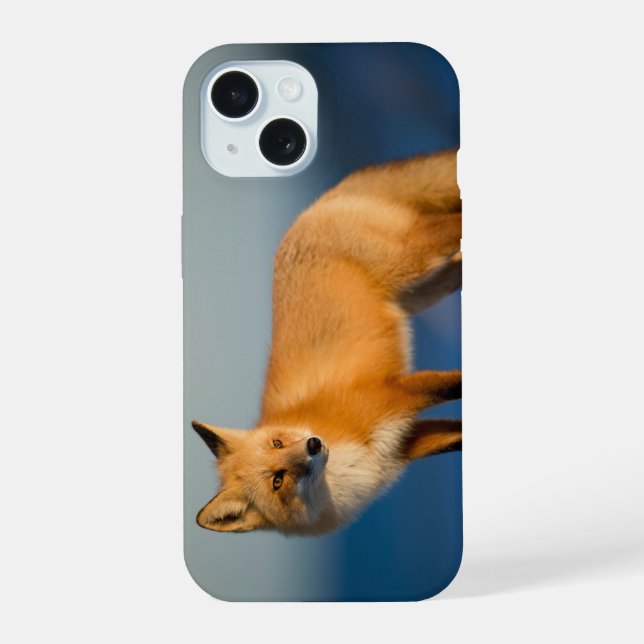 Brown Fox iPhone 15 Case (Back)