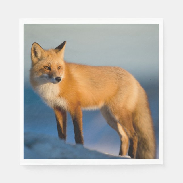 Brown Fox Napkin (Front)