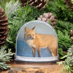 Brown Fox Snowglobe