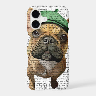 Brown French Bulldog with Green Hat 2