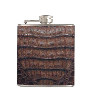 Brown Gator Flask #1