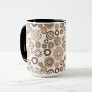 Brown Gears Mug