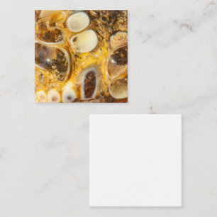 Brown Gemstone Stone Texture Enclosure Card