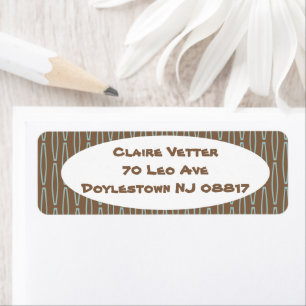 Brown Geometric Repeat 