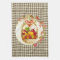 Brown Gingham  Fall Harvest Basket