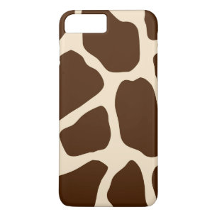 Brown Giraffe Print iPhone 8 Plus/7 Plus Case