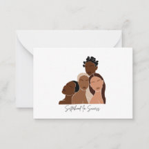 Brown Girls Note Card