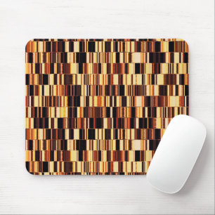 Brown glass pattern mouse mat