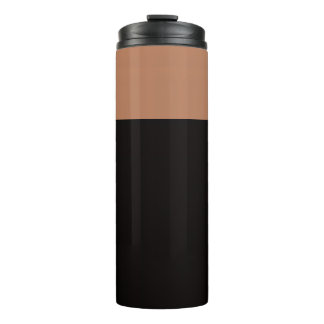 Brown Glossy Thermal Tumbler – Hot & Cold Mug