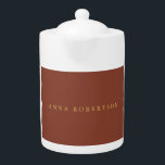 Brown Gold Colours Professional Trendy Your Name<br><div class="desc">This template can be customised to meet all professional occupations.</div>