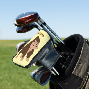 Brown Gorilla Design Golf Head Cover
