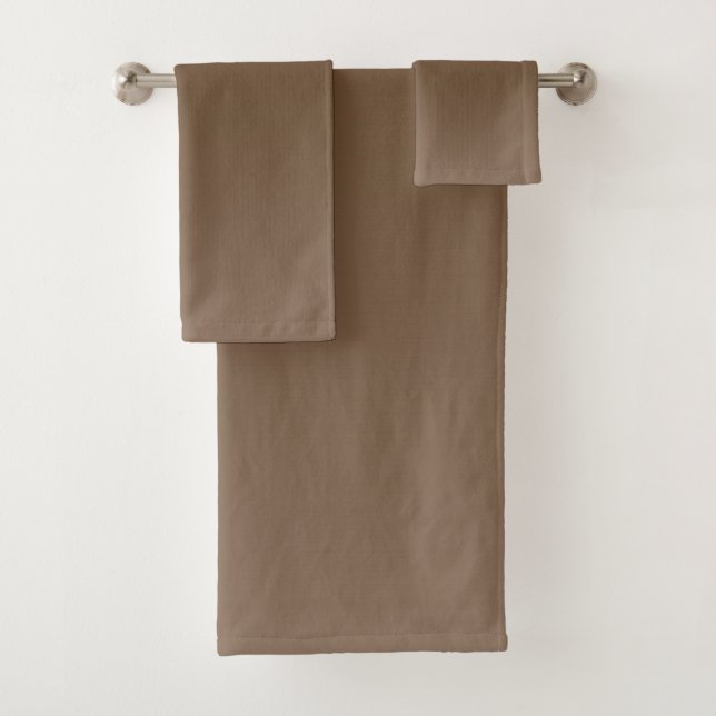 Brown Gradient Bath Towel Set (Insitu)
