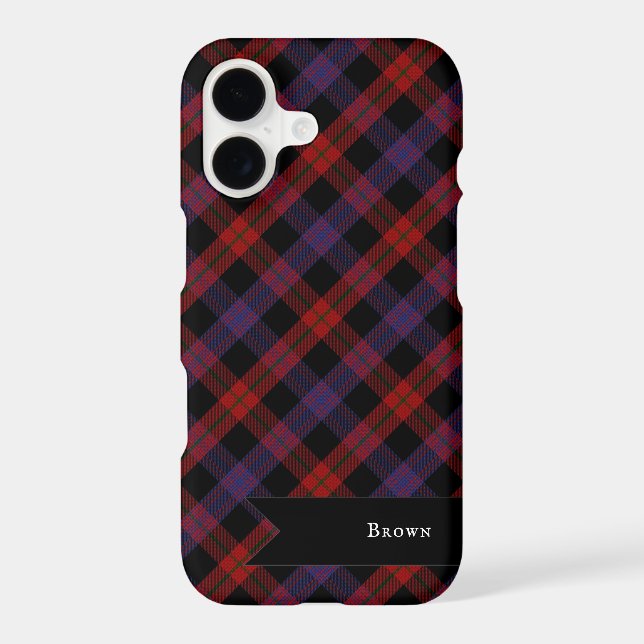 Brown Grady Tartan Plaid Pattern (Back)