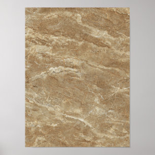 Brown granite poster