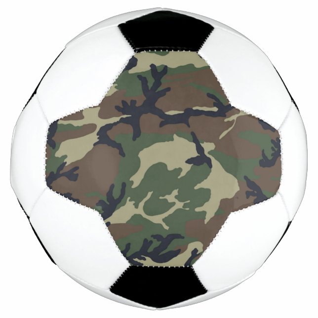 Brown green camouflage football (Front)