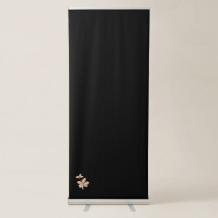 brown grey pink Vertical Retractable Banner