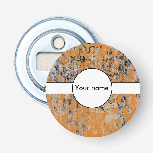 Brown grey texture bottle opener (Front)