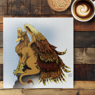 Brown Griffin Fantasy Jigsaw Puzzle