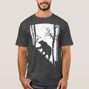 Brown Grizzly Bear Hunting - NEVADA map Hunter T-Shirt