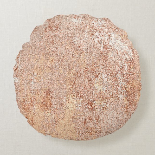 Brown grunge backgroundabstract,ancient,antique,ar round cushion (Front)