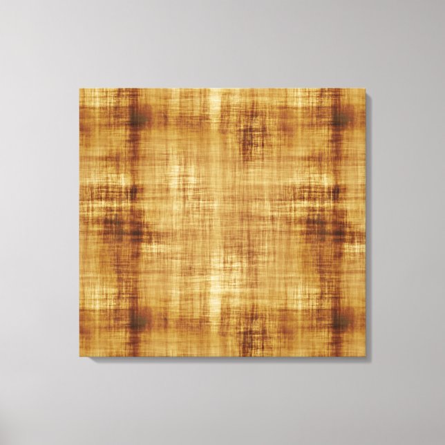Brown Grunge Canvas Print (Front)