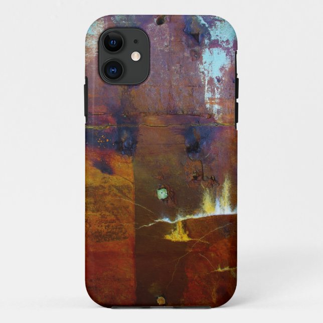 Brown grunge style Case-Mate iPhone case (Back)