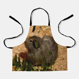 Brown Guinea Pig, Kids Full Print Apron