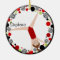 Brown Hair Gymnast Red, Black & Green Personalised
