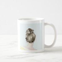 Brown Hair Top Knot Bun