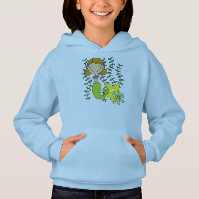 Brown Haired Mermaid (Front)