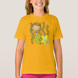 Brown Haired Mermaid T-Shirt