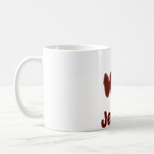Brown Halloween scary face fall add name modern re Coffee Mug