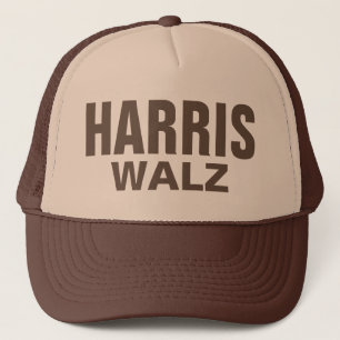 Brown Harris Walz Trucker Hat