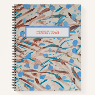 Brown Has The Blues Personalised Notebook