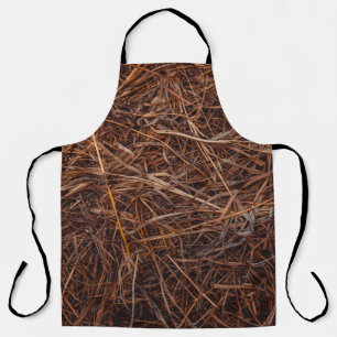Brown hay apron