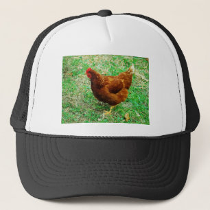Brown Hen Trucker Hat