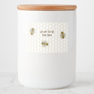 Brown Honey Bee Honeycomb Apiarist Bee Keeper Food Label