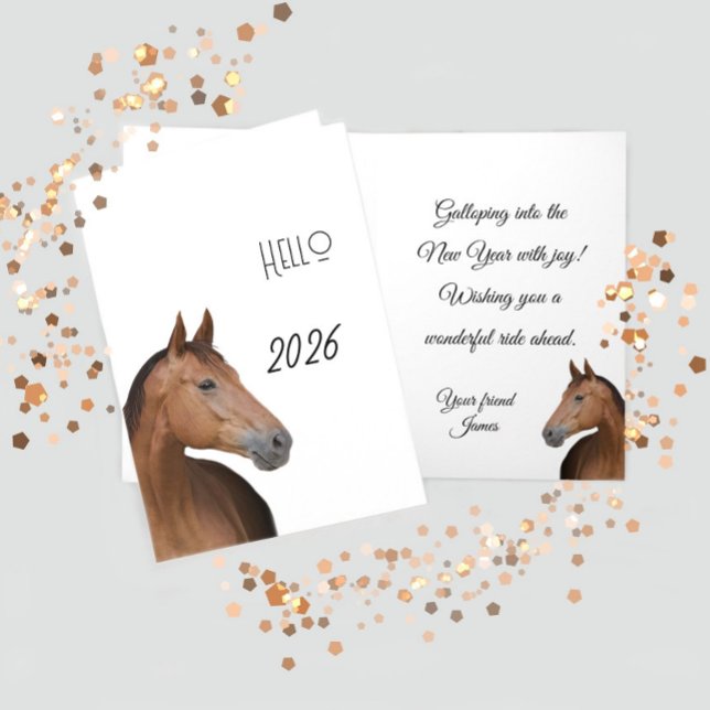 Brown horse card (Creator Uploaded)