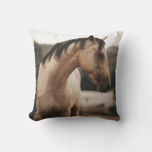 BROWN HORSE CUSHION