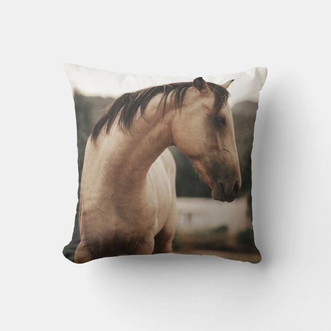 BROWN HORSE CUSHION (Front)