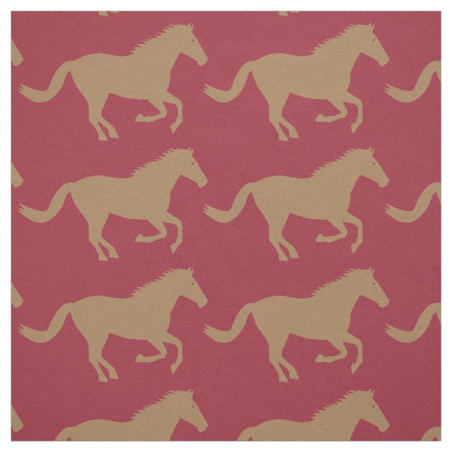 Brown Horse Fabric (Swatch)