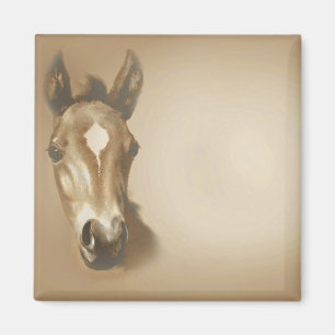 BROWN-HORSE MAGNET