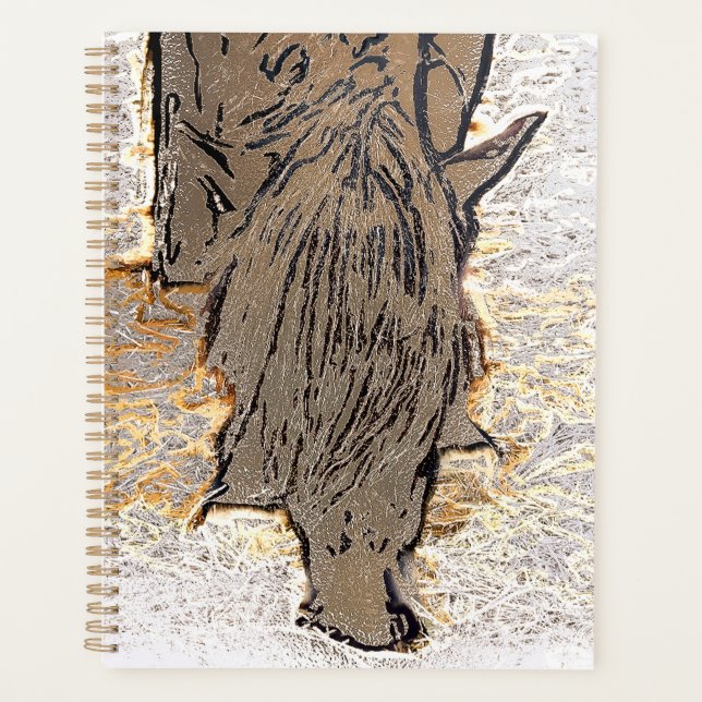 BROWN HORSE   PLANNER (Front)