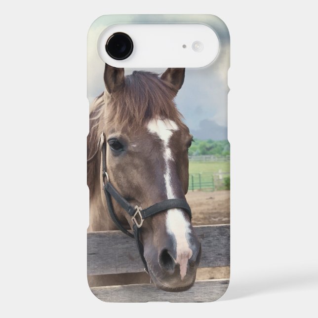 Brown Horse with Bridle Customisable iPod Touch (5th Generation) Case (Back)